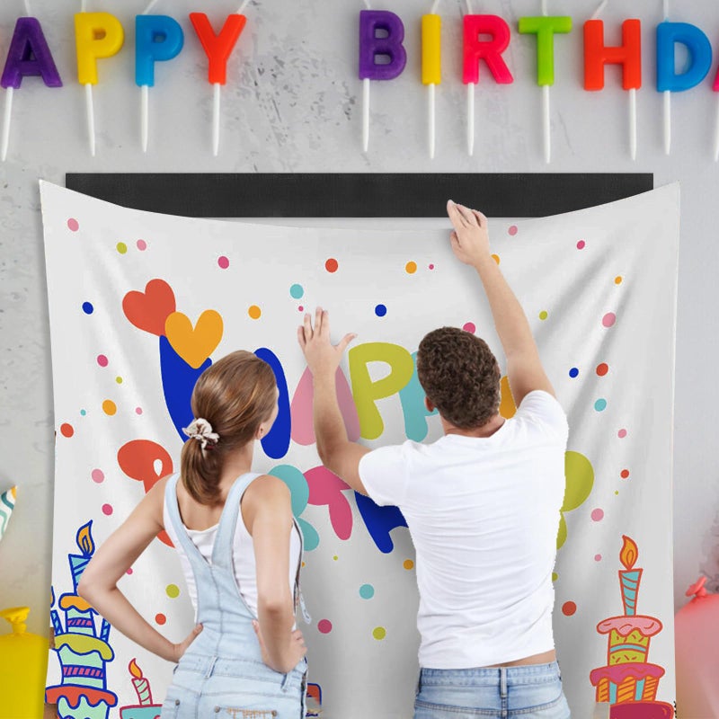 SKYNEO 4.4''?16.5 Feet Black Heavy Duty Hook and Loop Tape Adhesive  Keep Couch Cushions from Sliding or Blowing at Outdoor  Picture Wall Hanging  No Punching Wall Mounting  Keep Your Carpet Rugs in Place - Image 2